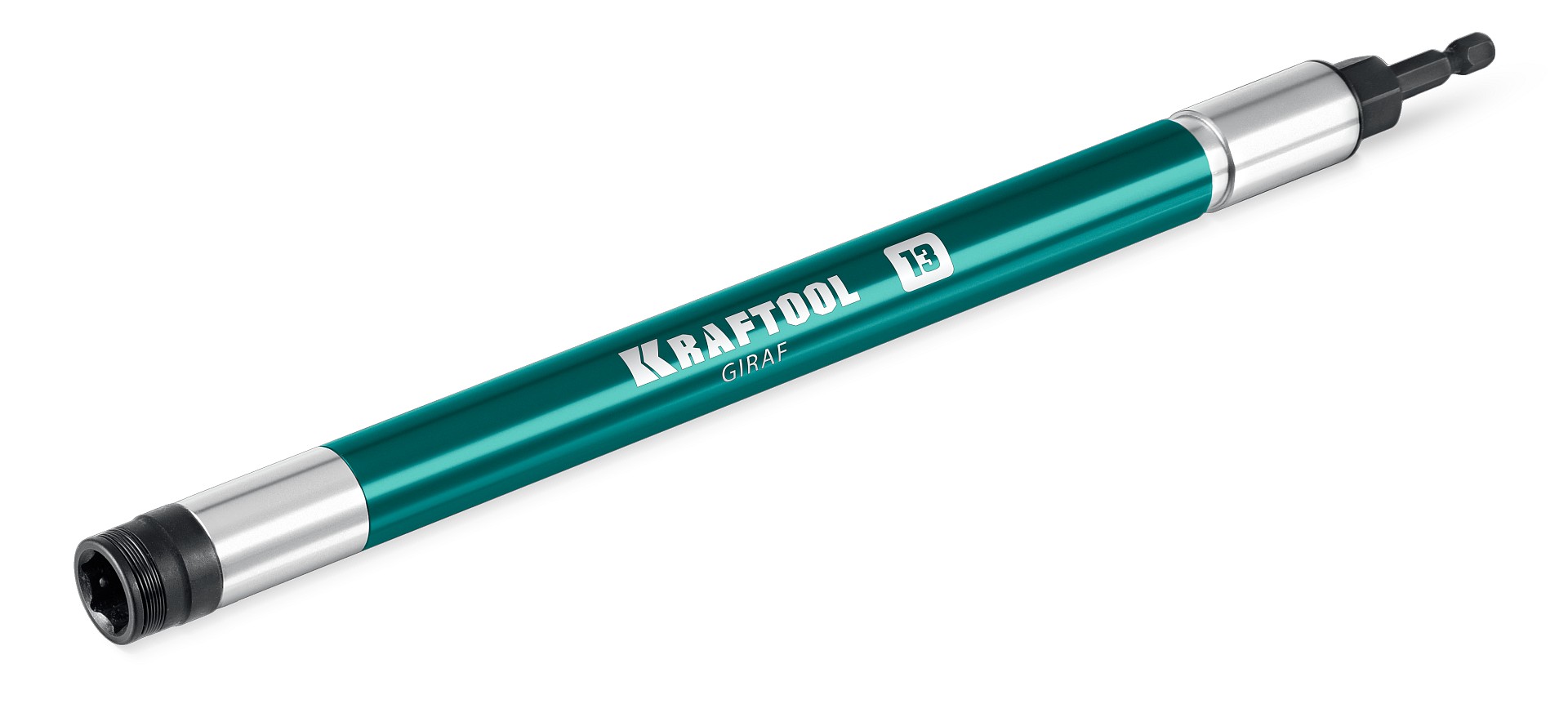 KRAFTOOL X-DRIVE LONG, 13 мм (М8), 285 мм, длинная ударная бита с торцовой головкой (26197-13)