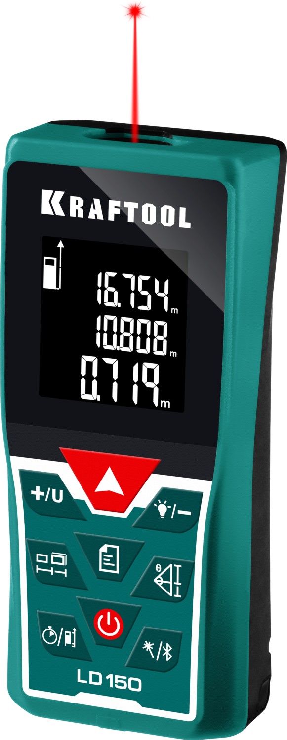 KRAFTOOL LD-150, 150 м, лазерный дальномер (34767)