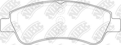 Колодки тормозные дисковые CITROEN C4 03-/PEUGEOT 307/PARTNER 1.4/1.6 -ESP  PN0364