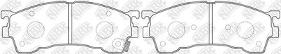 Колодки тормозные дисковые MAZDA CAPELLA 1998-2002 PN5239