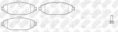 Колодки тормозные дисковые NiBK PN0574W