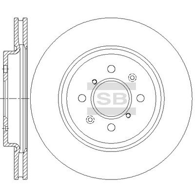 Диск тормозной SD4816