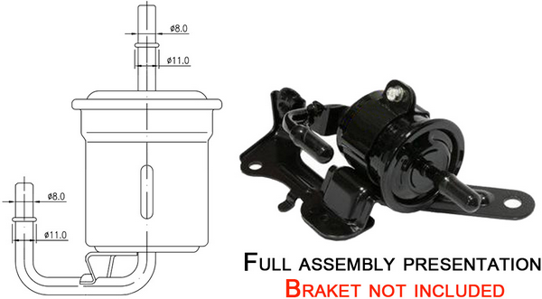 Фильтр топливный TOYOTA LAND CRUISER 200 4.7 07- FSP21015