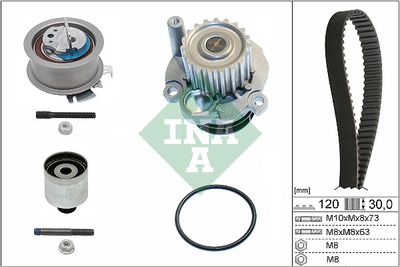 Комплект ГРМ с насосом VW PASSAT (3B/3C) 1.9TDI, 2.0TDI 530020132