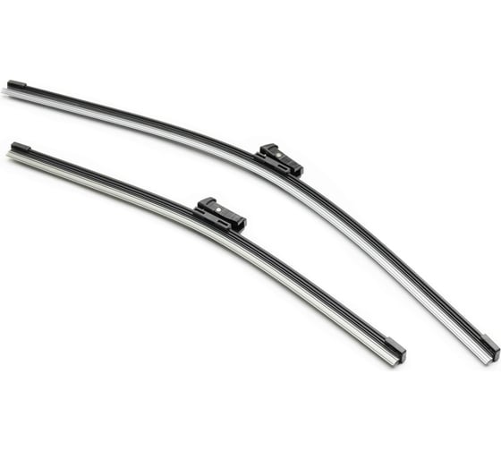 Щетки стеклоочистителя 61см + 41см к-кт плоская Push button 19mm Moskwitsch 3 / JAC JS4 / FIAT Doblo 10- PWB6141-KIT-FD