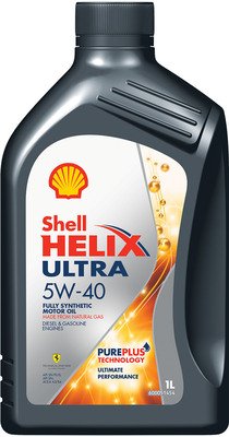 Масло моторное синтетическое Shell Helix Ultra 5W-40 (1л) 550052677(550073578T124)