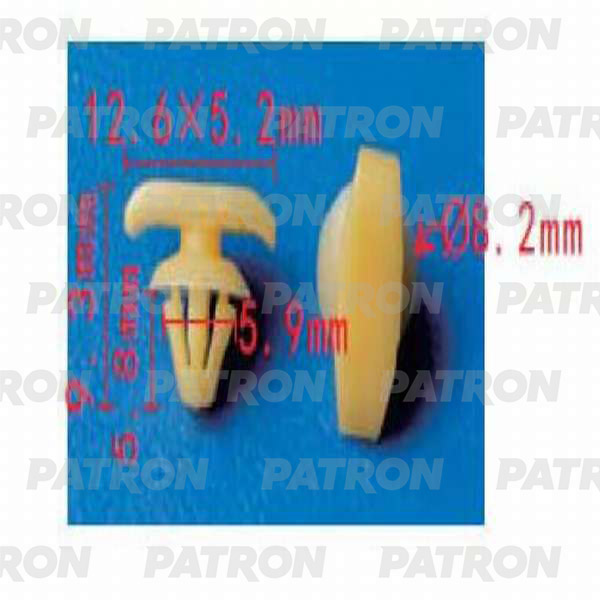 Зажим пластиковый Audi, Seat, Skoda, Volkswagen применяемость: кузов, уплотнитель P370329