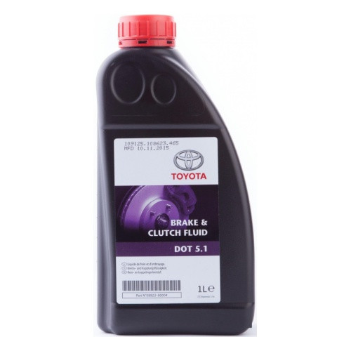 Жидкость тормозная TOYOTA DOT 5.1 Brake & Clutch Fluid 1л 08823-80004