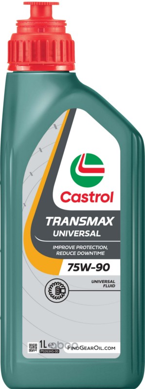 Трансмиссионное масло Castrol Transmax Universal 75W-90 (1л) 15D721