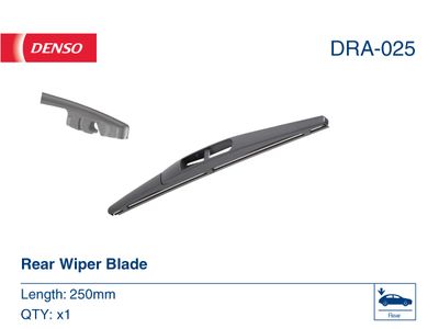 Щетка стеклоочистителя 250mm DRA-025