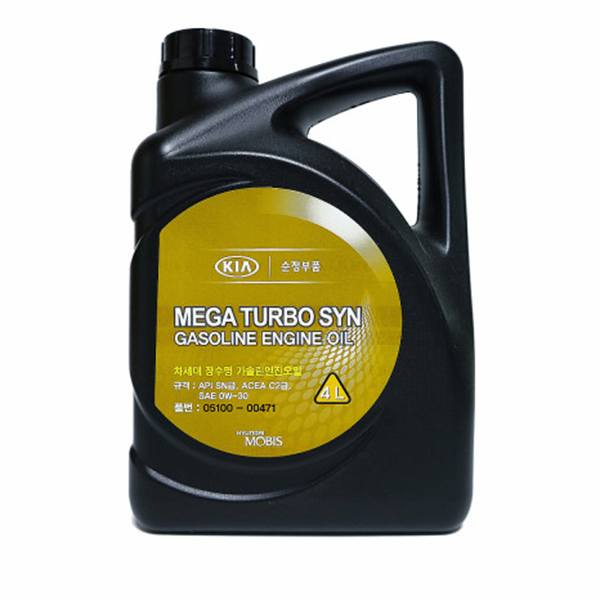 Масло моторное HYUNDAI/KIA Mega Turbo SYN 0W-30 синтетическое 4 л 05100-00471