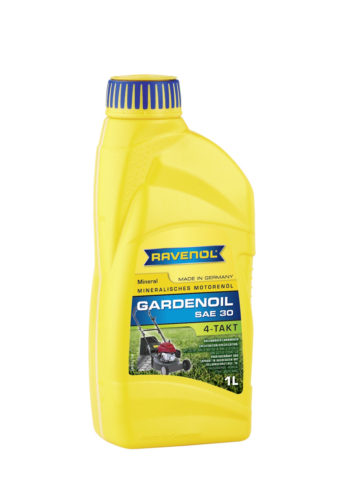 Моторное масло для 4-T RAVENOL 4-Takt Gardenoil HD 30 1л (111330100101999) 4014835725416