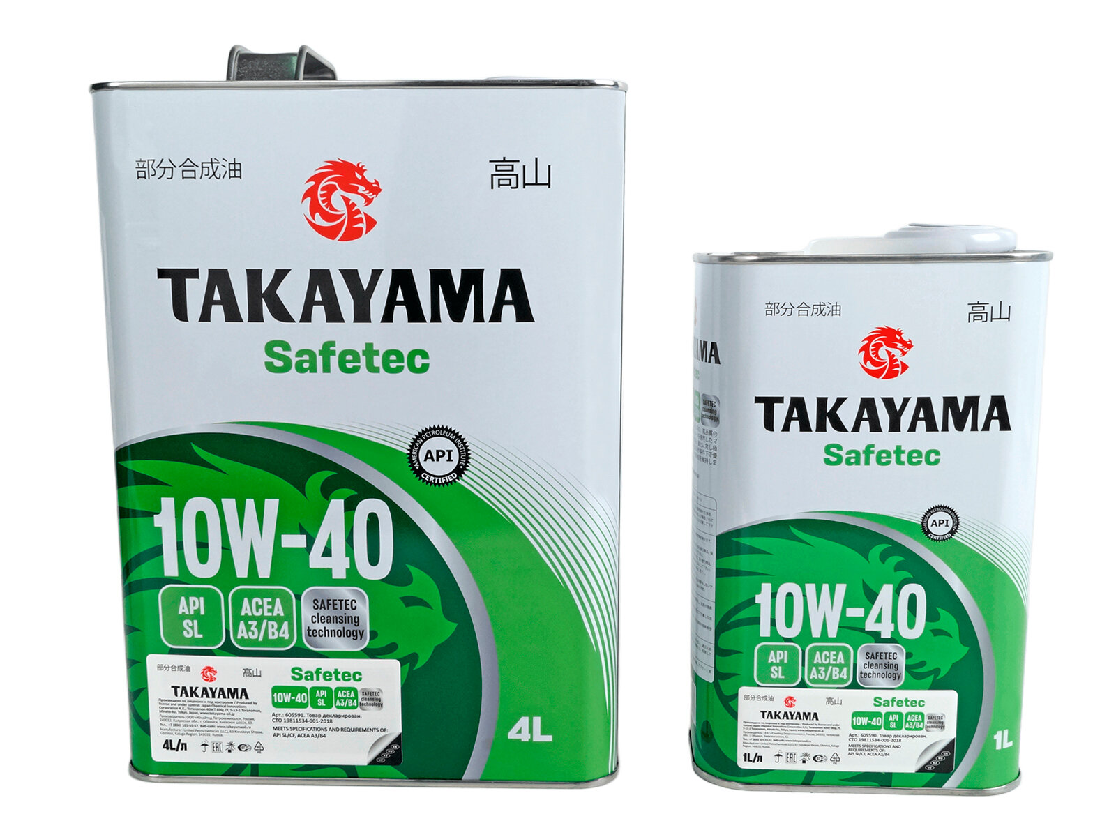 Масло моторное Takayama 10W-40 A3/B4 SL/CF 1л 605525