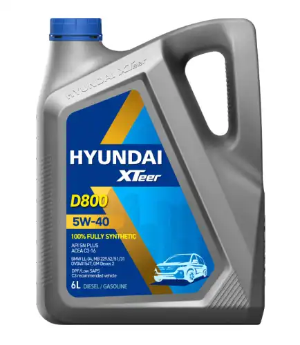 Масло моторное HYUNDAI XTEER D800 5W-40 6л 1061223