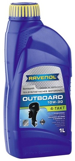 Моторное масло для 4-T лодочных моторов RAVENOL Outboardoel 4T 10W-30 1л (115320300101999) 4014835729018