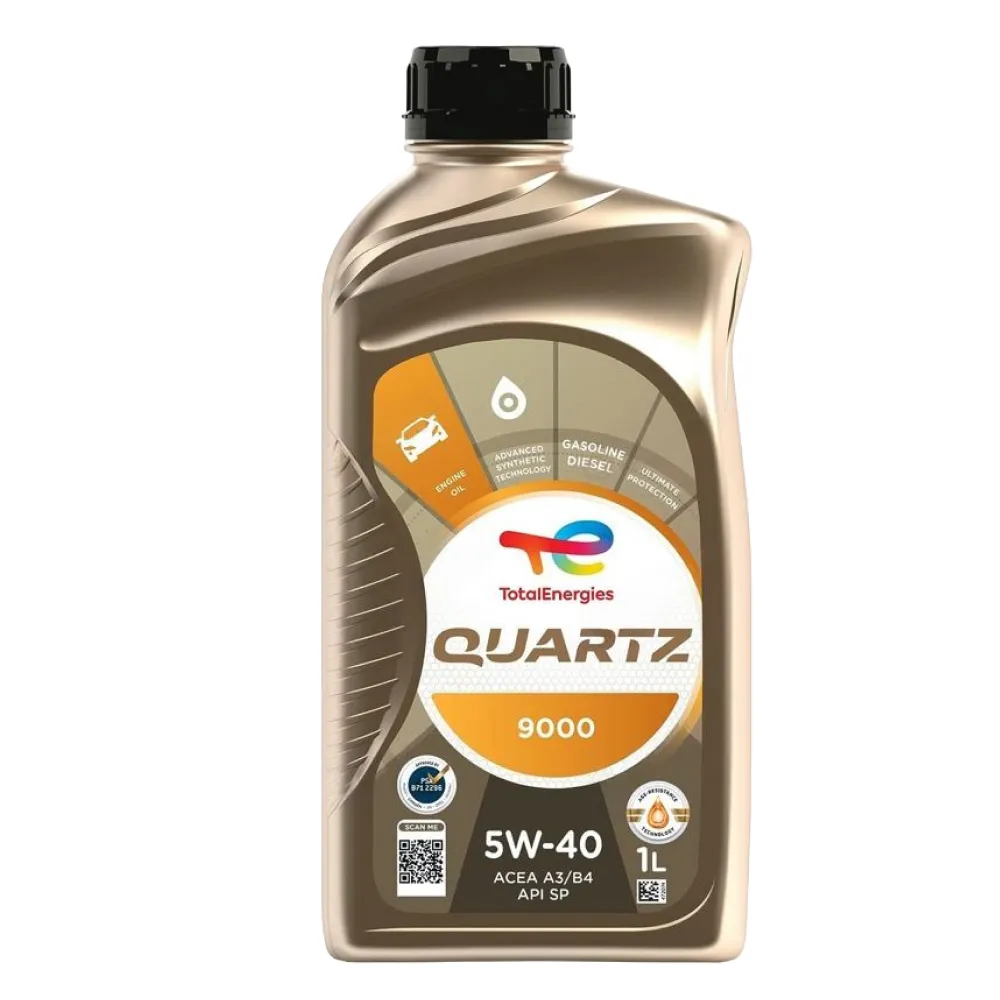Масло моторное TOTAL QUARTZ 9000 5W-40  1л 229707