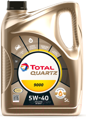 Масло моторное TOTAL Quartz 9000 5W-40, 5л 213678