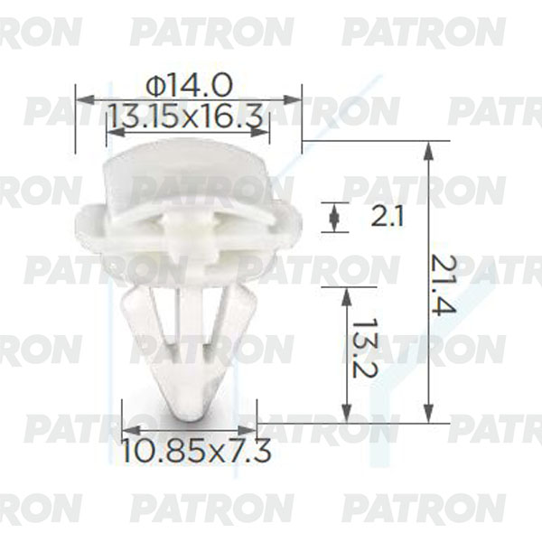 Зажим пластиковый Audi, Seat, Skoda, Volkswagen применяемость: молдинги P370291A