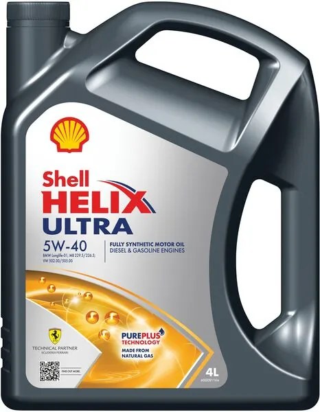 Масло моторное SHELL Helix Ultra SP 5W-40 4л 550073588(550073588T124)