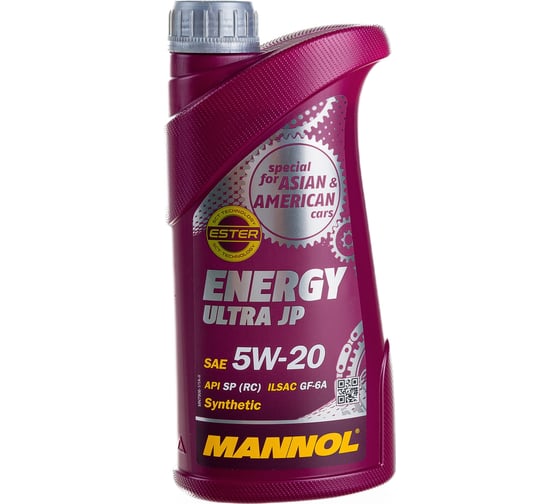 Масло моторное синт. MANNOL ENERGY ULTRA JP 5W-20 (1л.) 4000