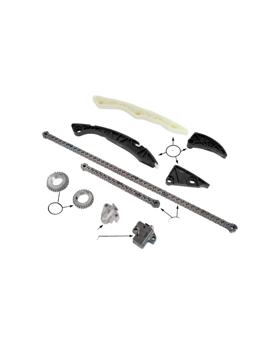 Комплект цепи ГРМ HYUNDAI KIA G4KE 77B0442FK