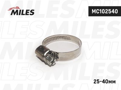 Хомут червячный 25-40/9 мм. (нержавеющая сталь) MC102540