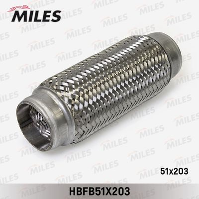 Труба гофрированная (гофра) внутренним плетением 51X203 (BOSAL 265-579) HBFB51X203