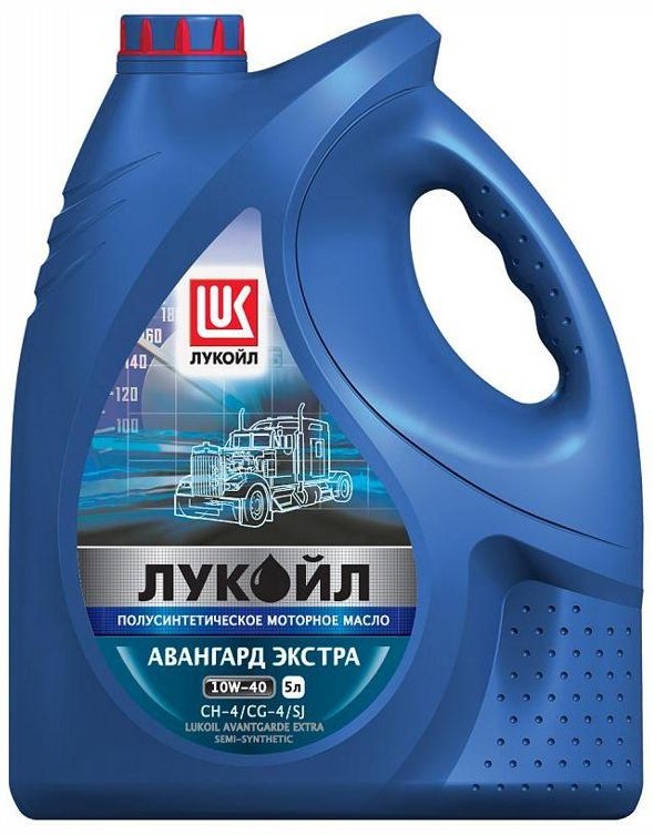 Лукойл Авангард ЭКСТРА 10W-40 CH-4/CG-4/SJ 5л (канистра) Полусинтетическое моторное масло (3 шт)