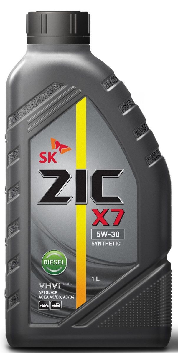 Масло моторное синтетическое ZIC X7 5W-30 Diesel 1л 132610