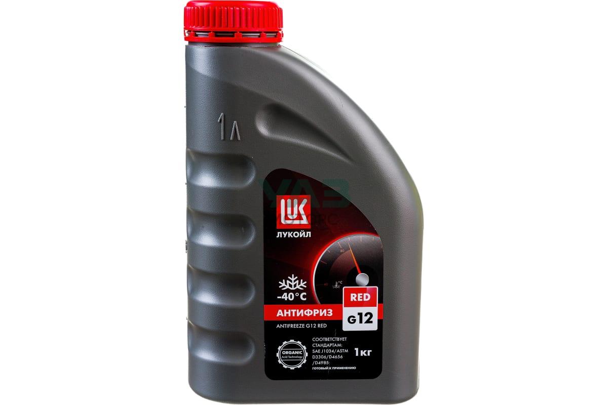 Лукойл Антифриз RED G12 1 кг. (канистра)  (12шт)