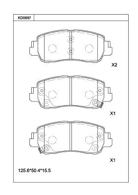Диск торм. TOYOTA COROLLA 19- перед. (d282mm) KD0697
