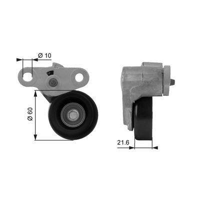 Натяжитель ремня поликлинового T38159 (7808-21059)