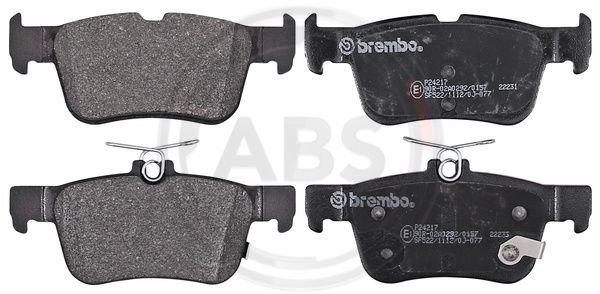 Колодки тормозные дисковые P24217