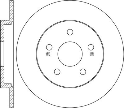 Диск тормозной перфорированный MITSUBISHI OUTLANDER III/ASX 12- RN1567DSET