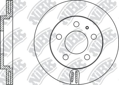 Диск тормозной SKODA FABIA 1.0-1.9 99-/VW POLO 1.2-1.4 01-  RN1169