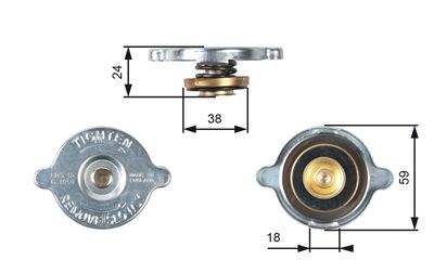 Крышка радиатора RC113 (7410-30013)