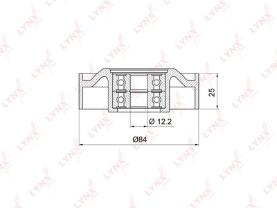 Ролик натяжного механизма / приводной подходит для INFINITI EX25 09 / FX35/45 03-08 / G35 02-07, NISSAN 350Z 02 / Pathfinder(R50) 3.3-3.5 97-04 PB-5018