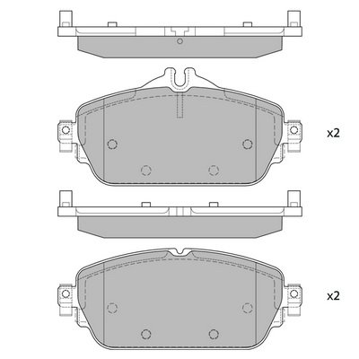 Тормозная колодка GP4044