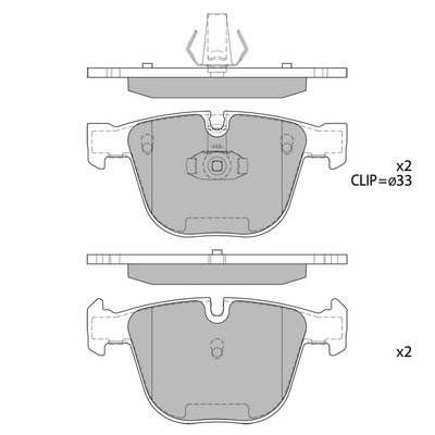 Тормозная колодка GP2164