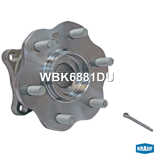 Ступица в сборе [задн, Kit] NISSAN Pathfinder III (R51)/NP300 Navara (D40) WBK6881DU