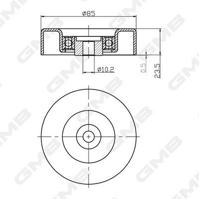 Ролик (обводной) GTC0840