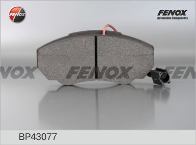 Колодки передние Fiat Ducato 94-02/02- 1500kg, PEUGEOT Boxer 94-02/02 BP43077
