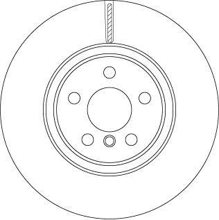 Диск тормозной передний BMW X1 (F48) 2.0, 2.5 DF6749S