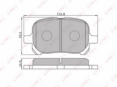 "Колодки тормозные передние подходит для LEXUS RX300 (AKE) 01-03, TOYOTA Camry(V20) (15"") 96-99/99-01/Corolla (AKE) 1.3-2.0D 97-02/Previa(R30) 00 BD-7529"
