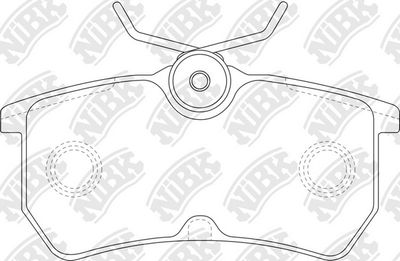 Колодки тормозные дисковые FORD FOCUS 9805/FIESTA 12-  PN0120