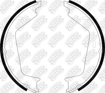 Колодки тормозные барабанные VOLVO S60/S80/V70/XC70 98-  FN0566