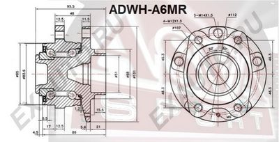 СТУПИЦА ЗАДНЯЯ С МАГНИТНЫМ КОЛЬЦОМ АБС VAG ADWHA6MR