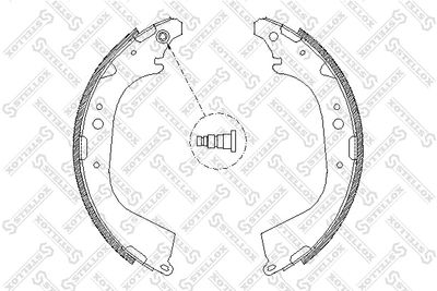 колодки барабанные\ Toyota 4Runner all 87/ 661101SX