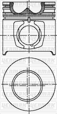104,00 MM. ПОРШ.+ПАЛЕЦ,С КОЛЬЦАМИ 3104856000
