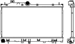 Радиатор SUBARU FORESTER (SJ) (12-) 34218507
